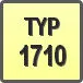 Piktogram - Typ: 1710